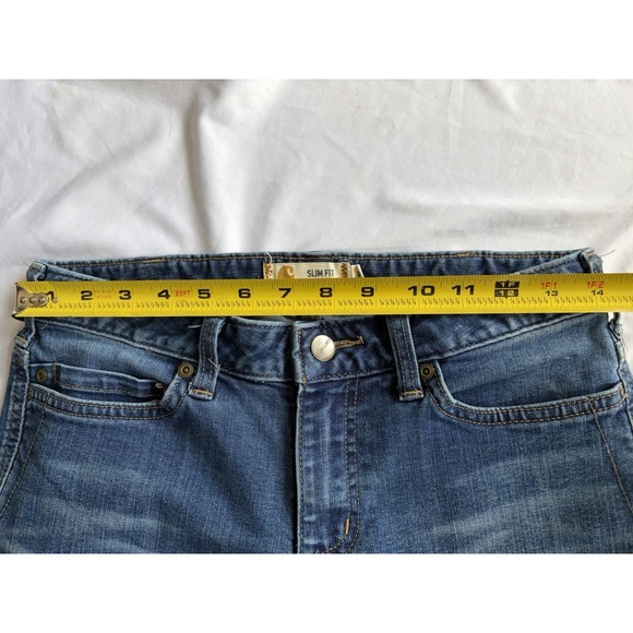 Carhartt Slim Fit Boot Cut Women's Size 4 Short Denim Jeans - Picture 3 of 7